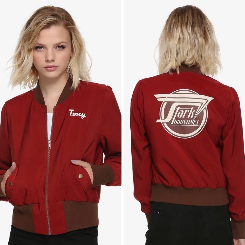 MARVEL Her Universe: Limited Edition Stark Industries Bomber Jacket - Picture 12 of 13
